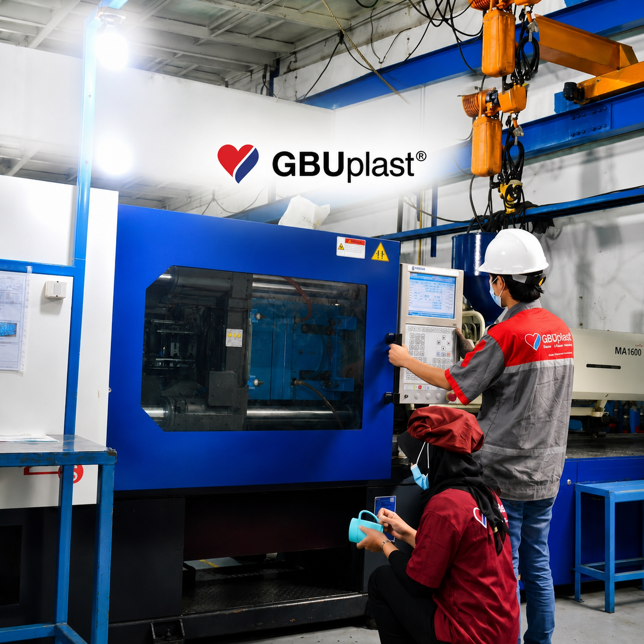 Operasional pabrik GBUplast di Tangerang